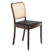 Estila Ratanová jídelní židle Forma Moderna hnědá z masivu 84cm