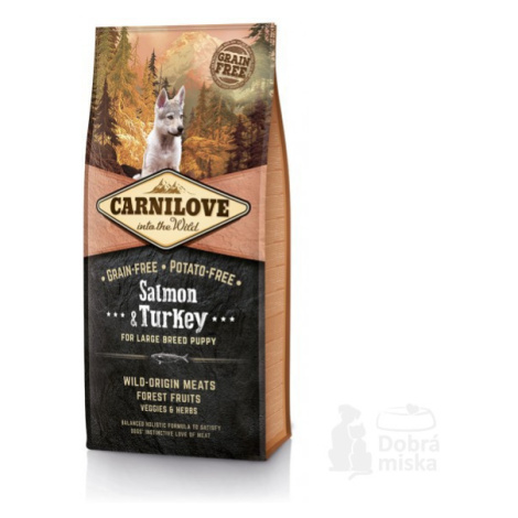 Carnilove Dog Salmon & Turkey for LB Puppies 1,5kg