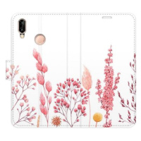 iSaprio flip pouzdro Pink Flowers 03 pro Huawei P20 Lite