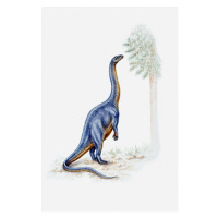 Ilustrace Illustration of a Plateosaurus reaching for, Dorling Kindersley, 26.7 × 40 cm