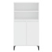 vidaXL Skříň highboard bílá 60 x 36 x 110 cm kompozitní dřevo