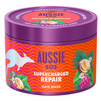 Maska Aussie SOS Supercharged Repair pro Velmi Suché, Namáhané a Poškozené Vlasy