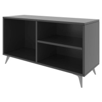 Antracitový TV stolek 100x54 cm Zisino – Kalune Design