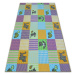 Dywany Lusczow Dětský kusový koberec PETS modro-fialový
