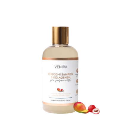 Venira Přírodní šampon pro podporu růstu vlasů s kolagenem mango-liči 300ml