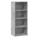 vidaXL Skříň highboard betonově šedá 50 x 41 x 124 cm kompozitní dřevo