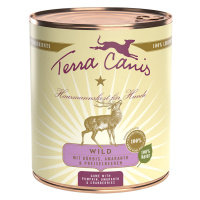 12 x 800 g Výhodné balení Terra Canis -Zvěřina s celozrnnými těstovinami, brusinkami & dýní