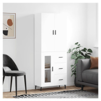 vidaXL Skříň highboard bílá 69,5 x 34 x 180 cm kompozitní dřevo