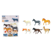 Zvířátka figurky farma 6ks set 10 cm