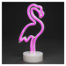 Konstsmide Season LED dekorativní světlo Flamingo, na baterie