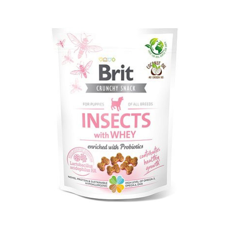 Brit Care Dog Crunchy Cracker Puppy Insects with Whey enriched with Probiotics 200 g