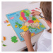 Bigjigs Toys Dřevěné puzzle EVROPA vícebarevné