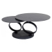 KARE Design Konferenční stolek Beverly - černý, 133x80cm