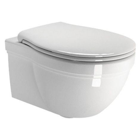 GSI CLASSIC závěsná WC mísa, 37x55 cm, bílá ExtraGlaze