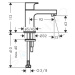 Hansgrohe 71592000 - Umyvadlový ventil, EcoSmart, chrom