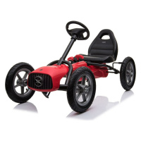 Baby Mix Dětská šlapací motokára Go-kart Buggy, červená