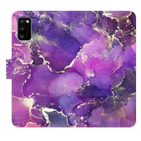 iSaprio flip pouzdro Purple Marble pro Samsung Galaxy A41