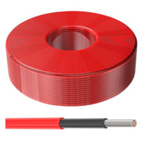 Solární kabel 6mm2, 1500V, červený, 100m GETI GF-C06