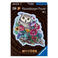 RAVENSBURGER - Dřevěné puzzle tajemná sova 150 dílků