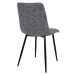 Norddan Designová židle Dominik šedá