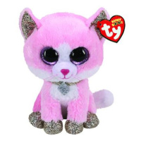 Meteor TY Beanie Boos FIONA - růžová kočka, 15 cm (3)