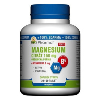 Magnesium citrát Forte 150mg+vit.B6 6mg tbl.30+30