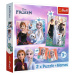 Trefl Puzzle 2v1 + pexeso - Princezny ve své zemi / Disney Frozen 2