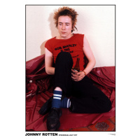 Plakát, Obraz - Johnny Rotten - Stockholm 1977, (59.4 x 84.1 cm)