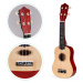 ECOTOYS Dětské ukulele ZOE přírodní dřevo