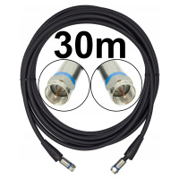 Koaxiální kabel Zástrčka F Zástrčka F vnější 30m