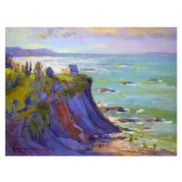 Ilustrace Colorful cliff, Dorothy Fagan, 40 × 30 cm