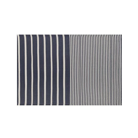 Venkovní koberec 120 x 180 cm tmavě modrý HALDIA, 204569 BELIANI