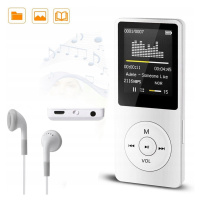 MP3 Přehrávač MP3 Walkman BT5.0 Rádio Fm Diktafon Ebooktft 16G Sluchátka