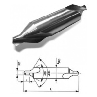 Vrták 03,15mm HSS středící 60° vybrušovaný 221112