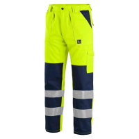 CXS Norwich reflexní pracovní kalhoty žluto modré