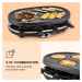 Klarstein All-U-Can Grill Raclette, raclette gril, 4 v 1, pro 8 osob, příslušenství