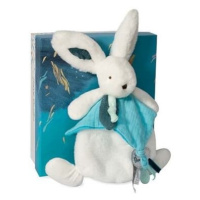 Doudou et Compagnie Paris Doudou králíček s muchláčkem modrá 25 cm