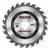 KREATOR KRT020411 Pilový kotouč na dřevo 165mm, 48T