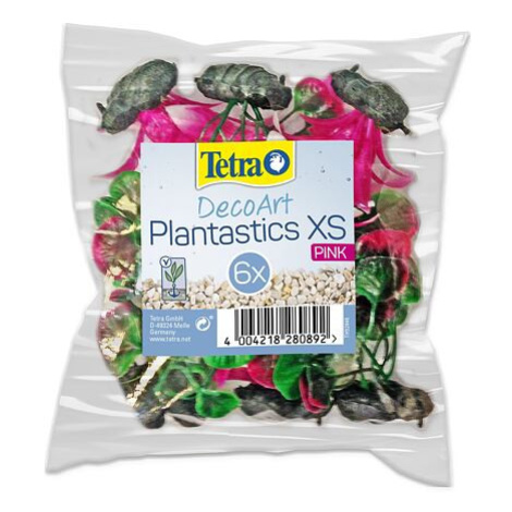 Rostliny TETRA DecoArt Plantastics XS růžové 6 ks