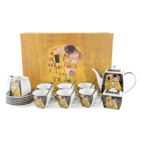 Home Elements luxusní souprava na čaj, 15 ks, Klimt, Polibek tmavý