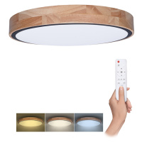 Solight LED osvětlení s dálkovým ovladačem Iron Oak, 60W, 4200lm, 51cm, změna chromatičnosti, st