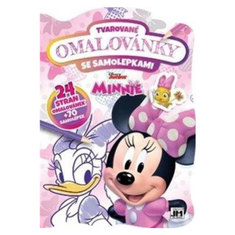 Minnie - Tvarované omalovánky se samolepkami JM - Jiří Models