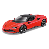 MAISTO - Ferrari Assembly line, SF90 Stradale, červená, 1:24