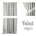 Závěs AmeliaHome Velvet cm bílý