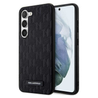 Karl Lagerfeld KLHCS23SSAKLHPK hard silikonové pouzdro Samsung Galaxy S23 5G black Saffiano Mono