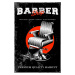 Plechová cedulka "Barber" Plechová cedulka - "Barber", 400 x 300 mm, Kód: 26391