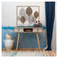 Hanah Home Konzolový stolek Lawen 100 cm hnědý