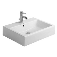 Umyvadlo Duravit Vero 60x47 cm otvor pro baterii, s přetokem 0454600000