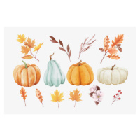 Ilustrace Watercolor Autumn Elements, Krit Kongjundee, 40x26.7 cm