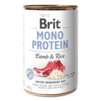 Konzerva Brit Mono protein jehně s rýží 400g